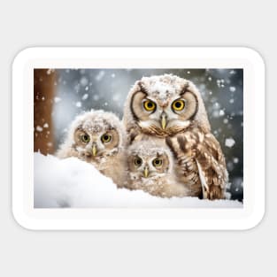 Owl Animal Bird Beauty Freedom Wilderness Enchanting Sticker